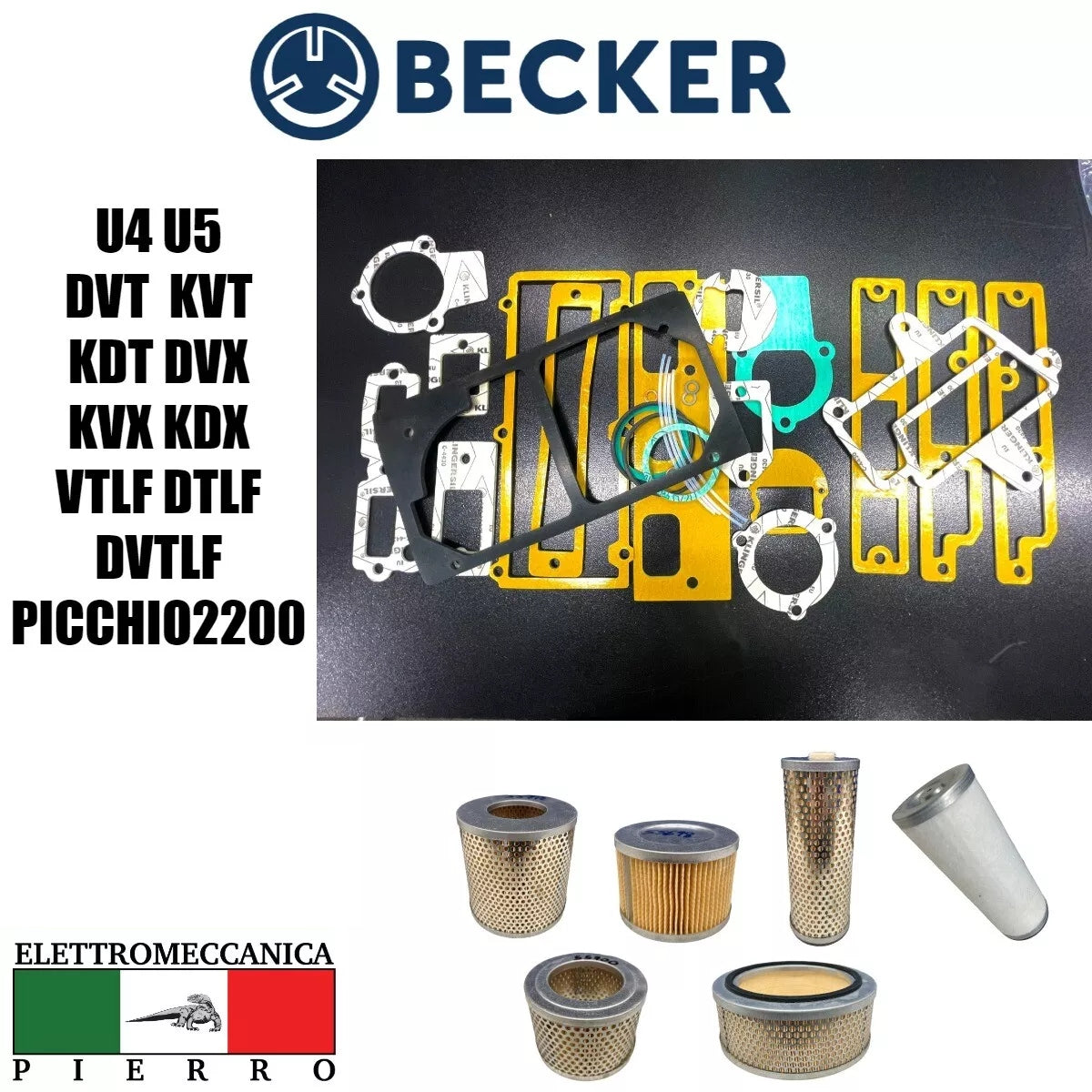 Kit Guarnizioni Cartuccia Ghiandola Parker RK2AHL 135 - Nuovo