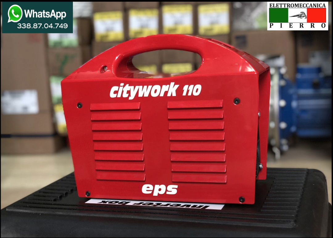 Saldatrice EP SYSTEMS citywork 110 logo elettromeccanica Pierro contatta